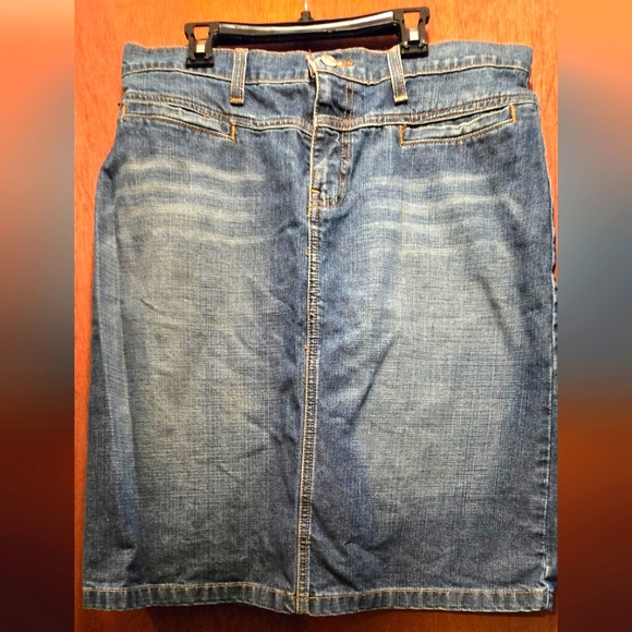 Ralph Lauren Dresses & Skirts - Ralph Lauren Polo Jeans Co. Blue Denim Skirt sz8